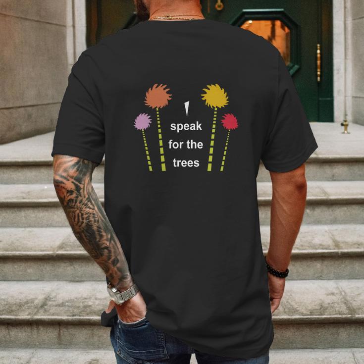 The Lorax I Speak For The Trees Mens Back Print T-shirt Gifts for Men