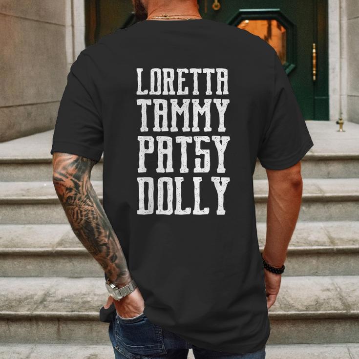 Loretta Tammy Mens Back Print T-shirt Gifts for Men