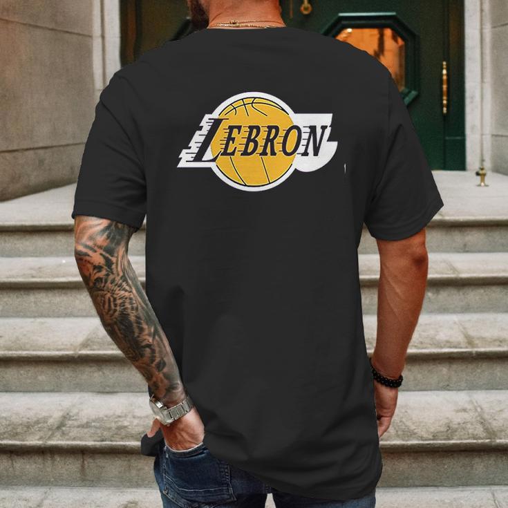 Los Angeles Lebron Mens Back Print T-shirt Gifts for Men