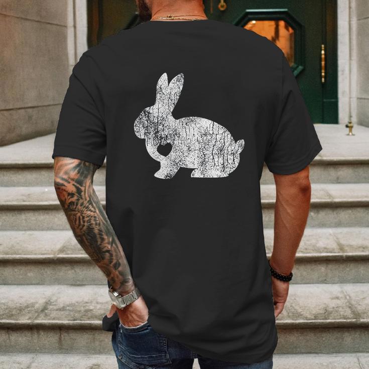 Love Bunny Rabbit Lover Animal Pet Owner Easter Gift Mens Back Print T-shirt Gifts for Men