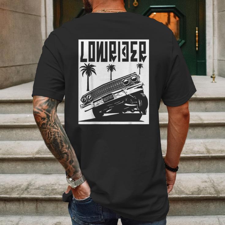 Lowrider Vintage Retro Mens Back Print T-shirt Gifts for Men