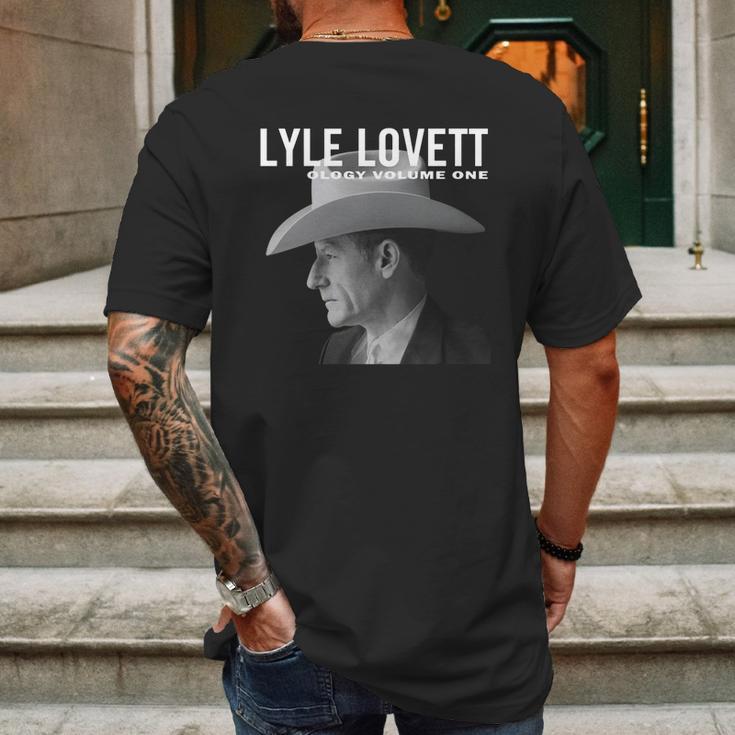 Lyle Lovett Tshirt Mens Back Print T-shirt Gifts for Men