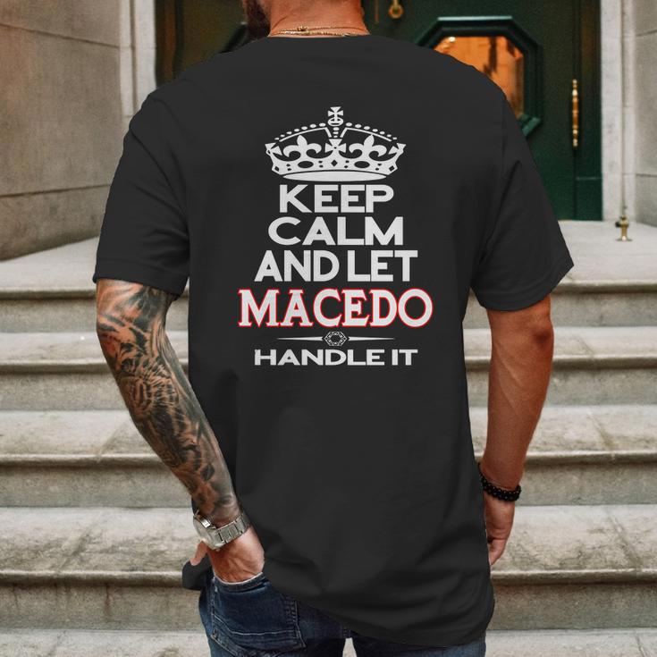 Macedo Mens Back Print T-shirt Gifts for Men