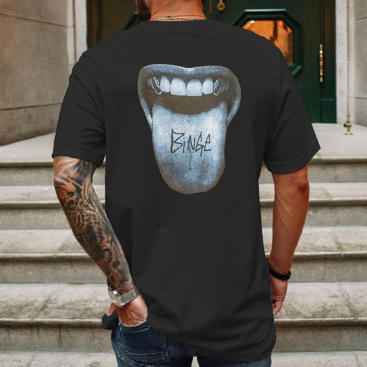 Machine Gun Kelly Binge Mens Back Print T-shirt Gifts for Men