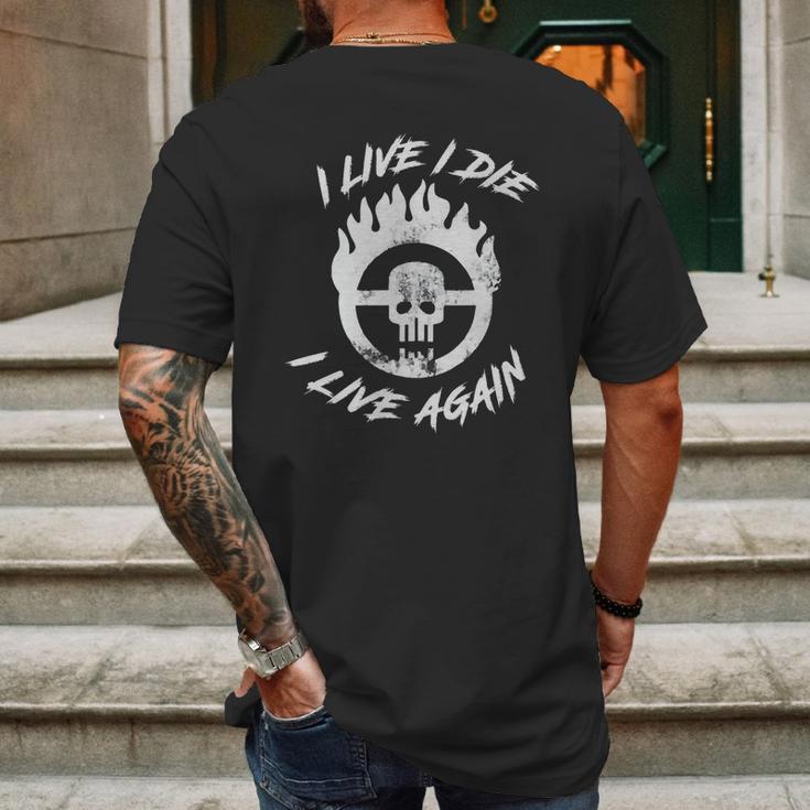 Mad Max Fury Road - I Live I Die I Live Again Mens Back Print T-shirt Gifts for Men