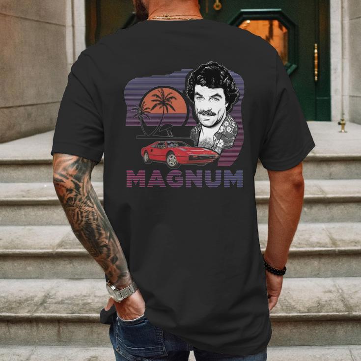 Magnum Pi T-Shirt Mens Back Print T-shirt Gifts for Men