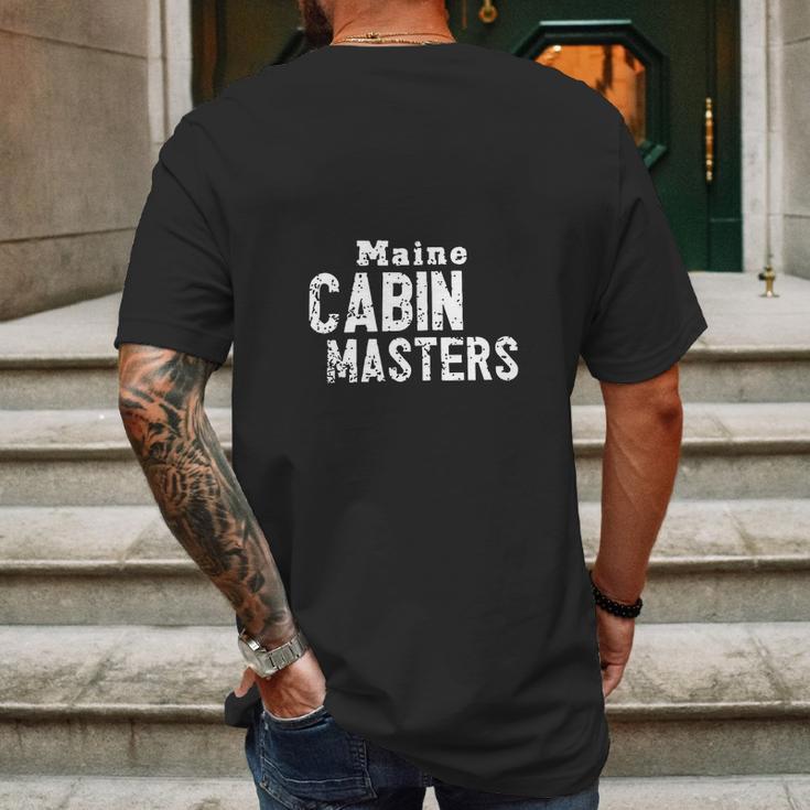 Maine Cabin Masters Mens Back Print T-shirt Gifts for Men