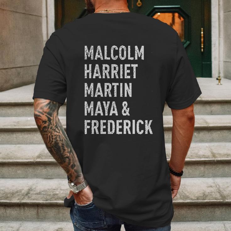 Malcolm Harriet Martin Maya And Frederick Mens Back Print T-shirt Gifts for Men