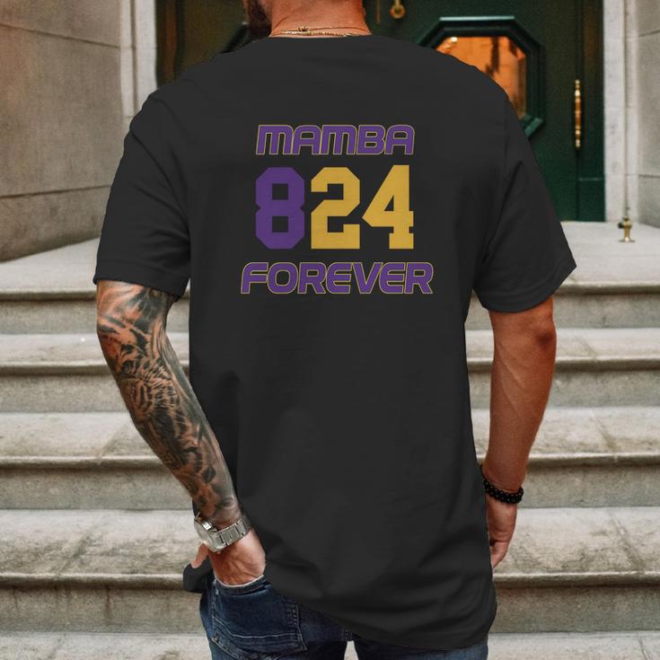 Mamba Forever Mens Back Print T-shirt Gifts for Men