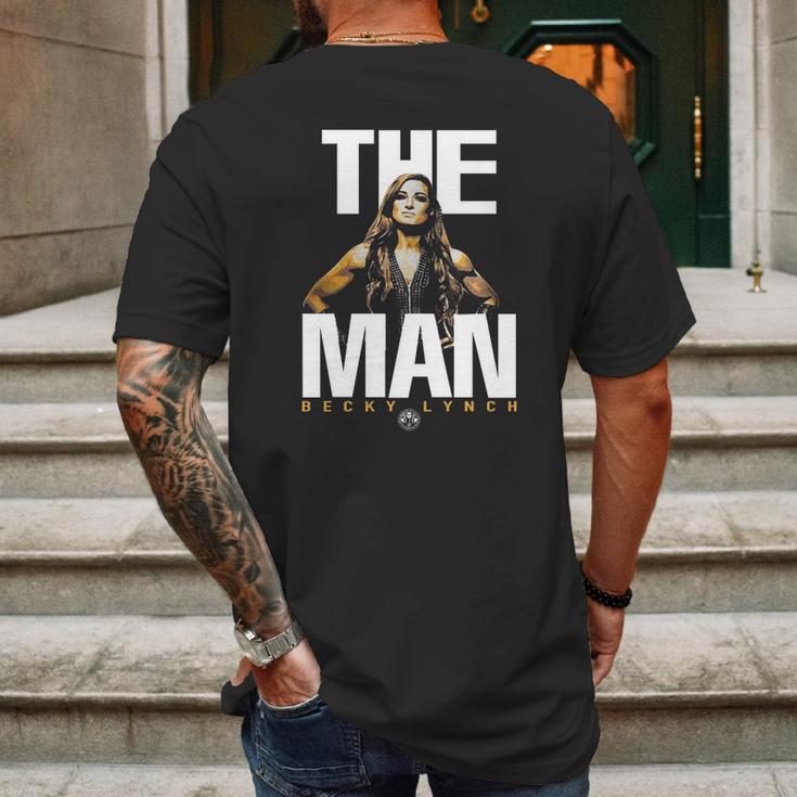 The Man Becky Lynch Mens Back Print T-shirt Gifts for Men