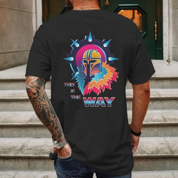 Mandalorian The Armorer Mens Back Print T-shirt Gifts for Men