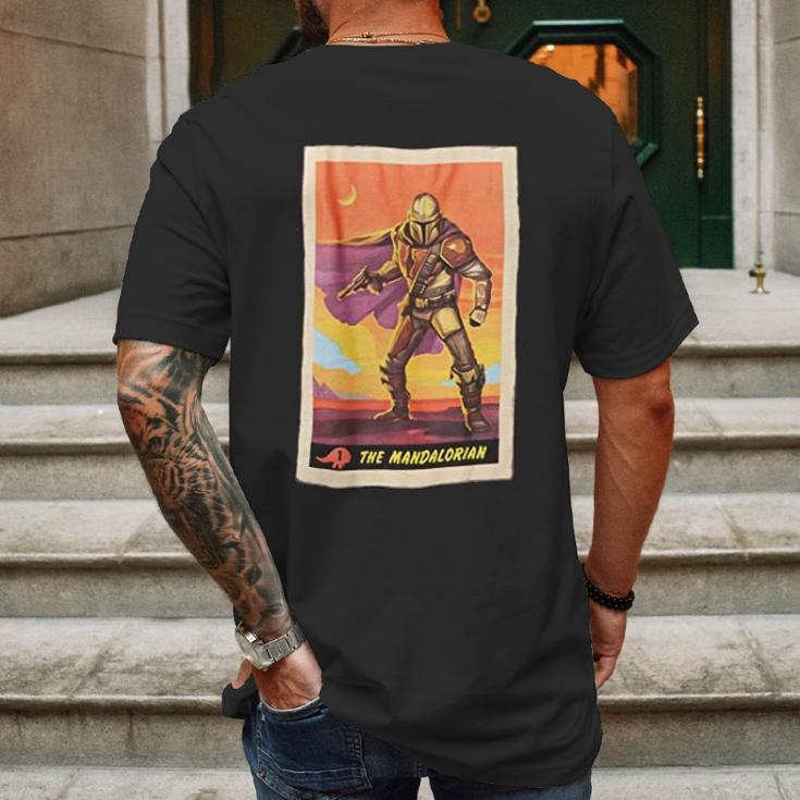 The Mandalorian Mens Back Print T-shirt Gifts for Men