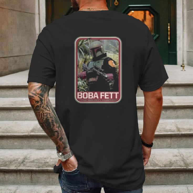 The Mandalorian Boba Fett Mens Back Print T-shirt Gifts for Men