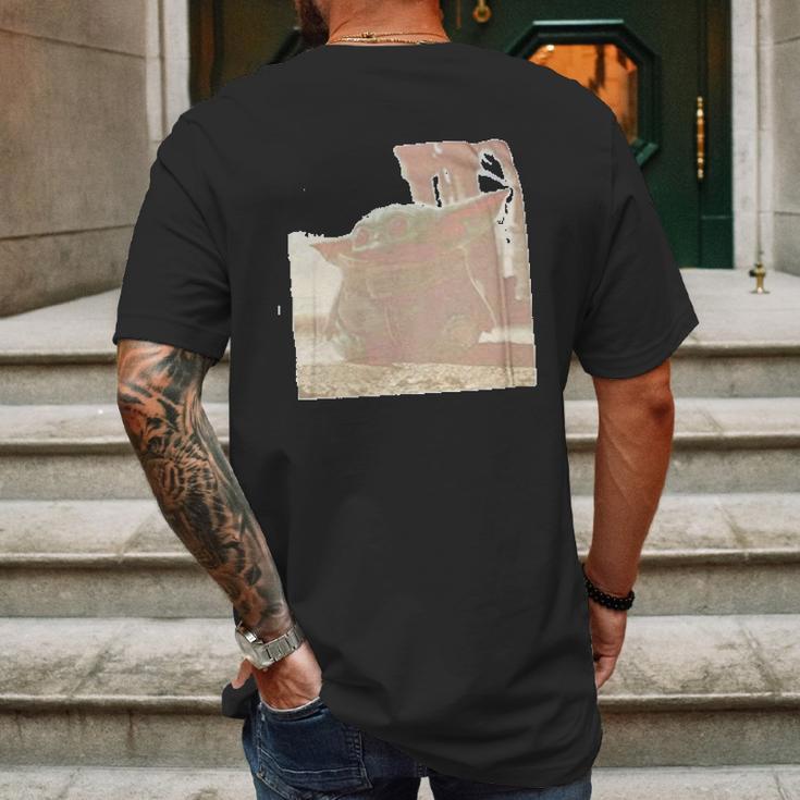 The Mandalorian The Child Mens Back Print T-shirt Gifts for Men