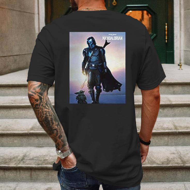 The Mandalorian Gift Mens Back Print T-shirt Gifts for Men