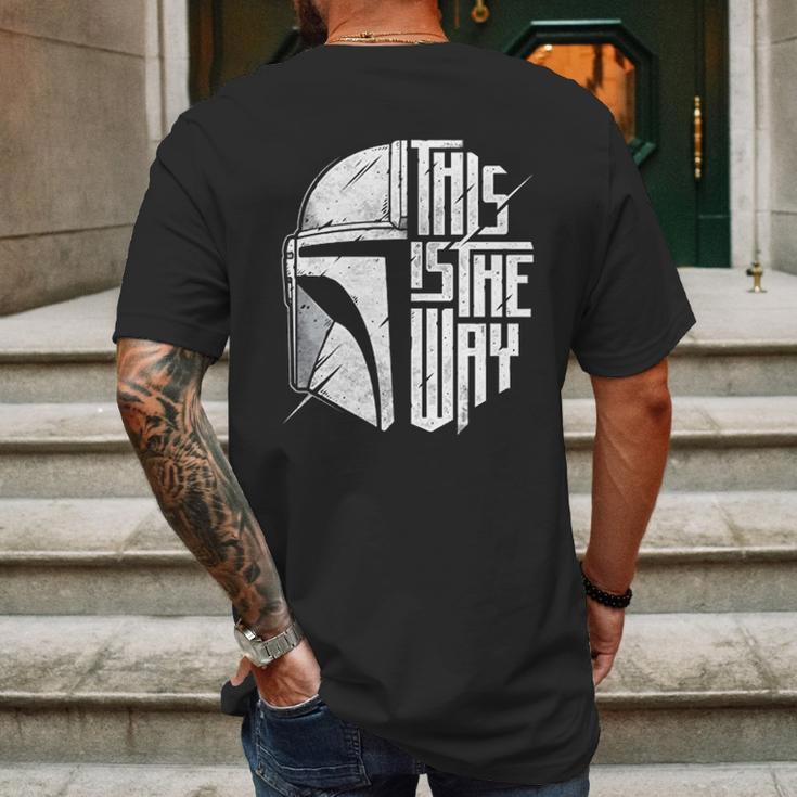 The Mandalorian This Is The Way Basic Gift Mens Back Print T-shirt Gifts for Men