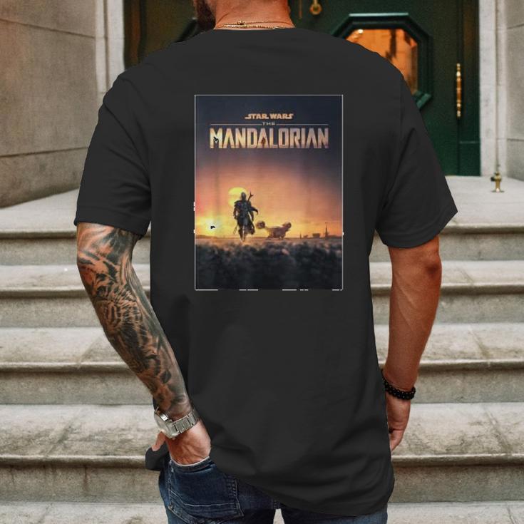 The Mandalorian Poster Mens Back Print T-shirt Gifts for Men