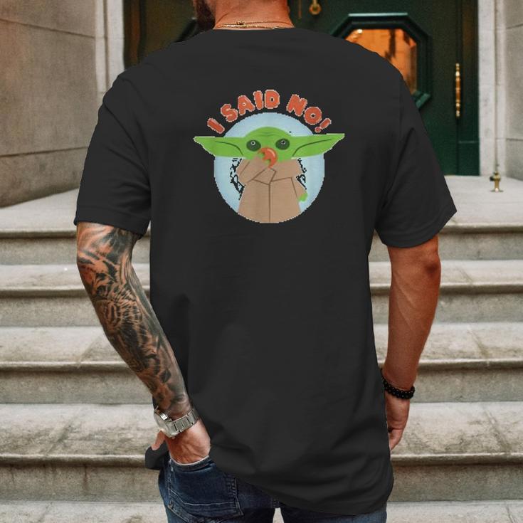 The Mandalorian Season 2 The Child I Said No Mens Back Print T-shirt Gifts for Men