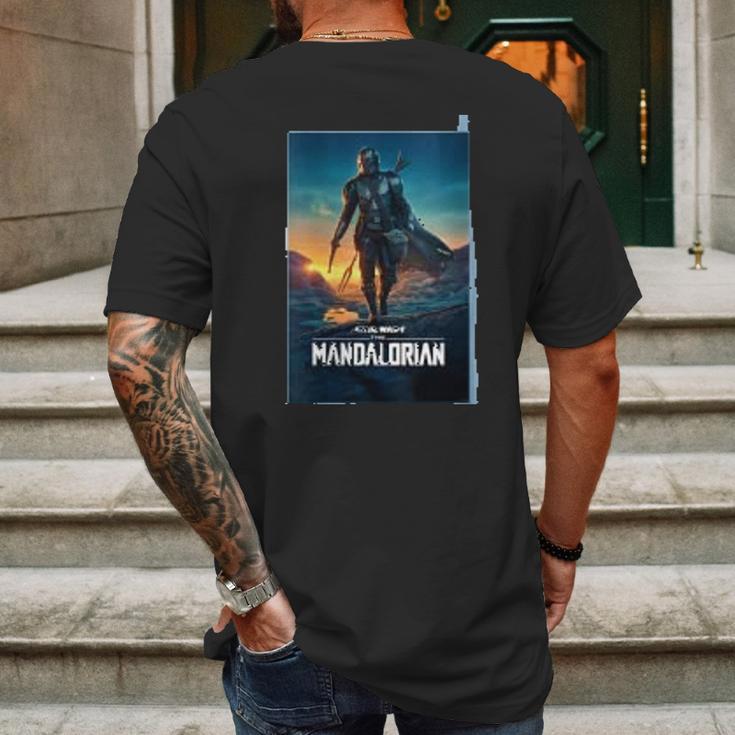 The Mandalorian Season 2 Poster Gift Mens Back Print T-shirt Gifts for Men