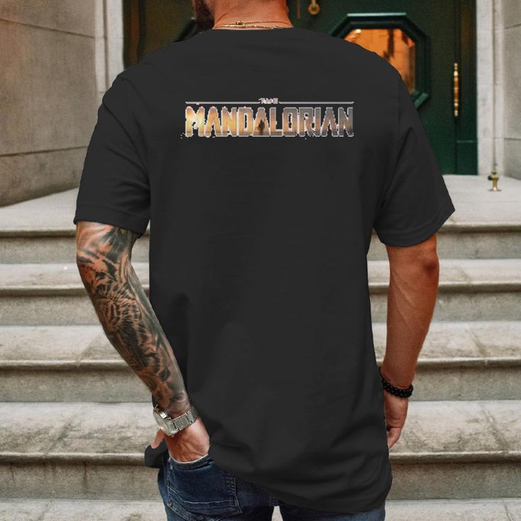 The Mandalorian Series Logo Mens Back Print T-shirt Gifts for Men