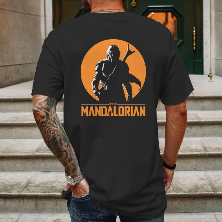 The Mandalorian Sun Mens Back Print T-shirt Gifts for Men