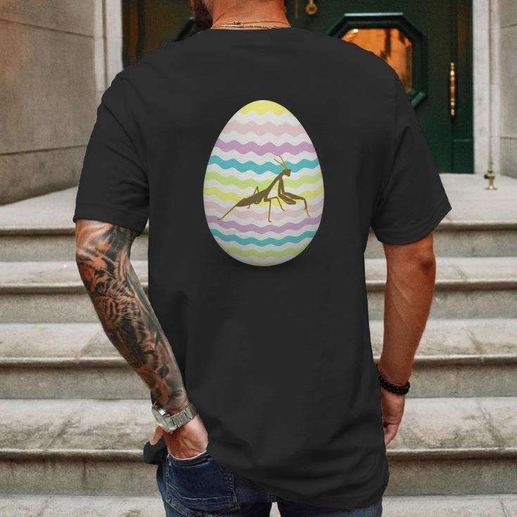 Mantis Easter Eggs Mens Back Print T-shirt Gifts for Men