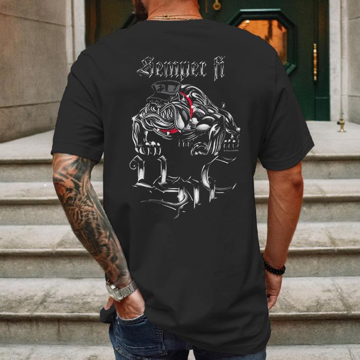 Marine Corps Usmc Second Mens Back Print T-shirt Gifts for Men