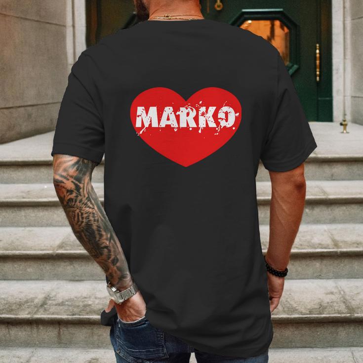 Marko Mens Back Print T-shirt Gifts for Men