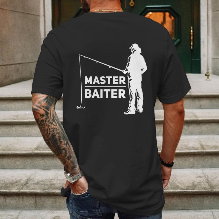 Master Baiter For Fisherman Or Fishing Lover Mens Back Print T-shirt Gifts for Men