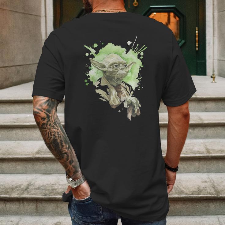 Master Yoda T-Shirt Mens Back Print T-shirt Gifts for Men