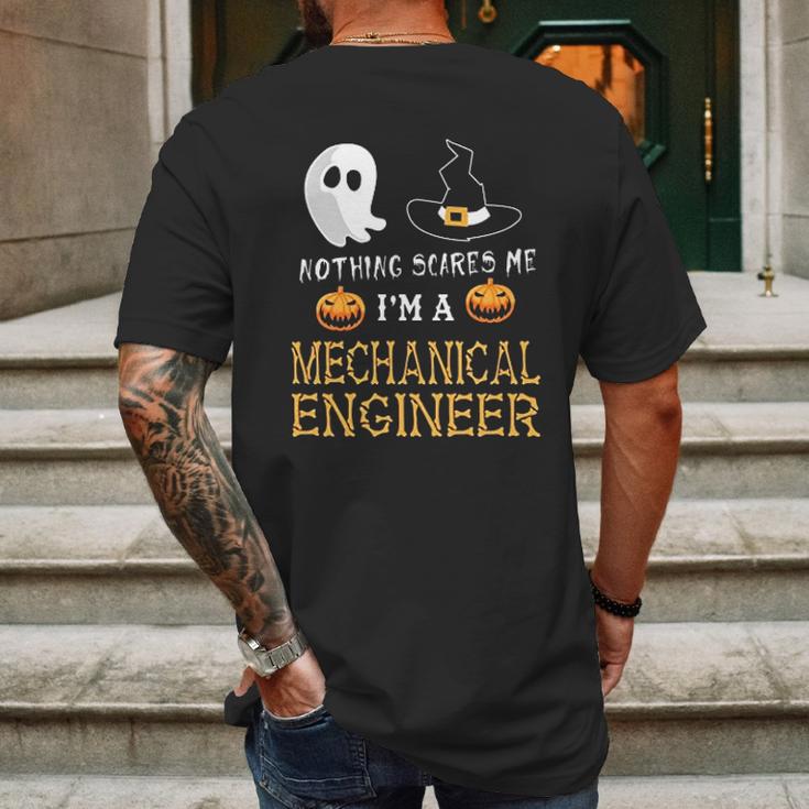 Mechanical Engineer Halloween Mens Back Print T-shirt Gifts for Men