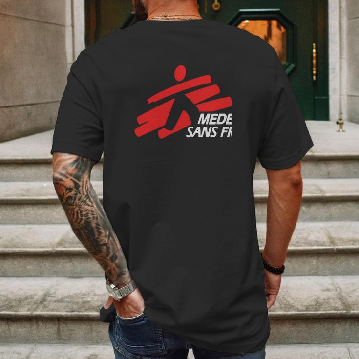 Medecins Sans Frontieres Mens Back Print T-shirt Gifts for Men