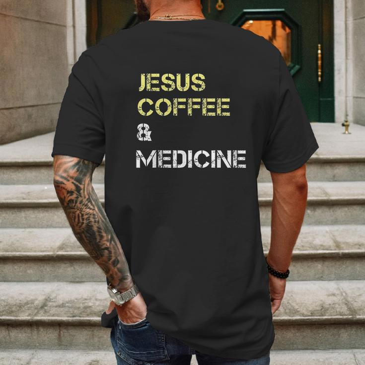 Medical Professionals Medicine Med Students Doctors Mens Back Print T-shirt Gifts for Men