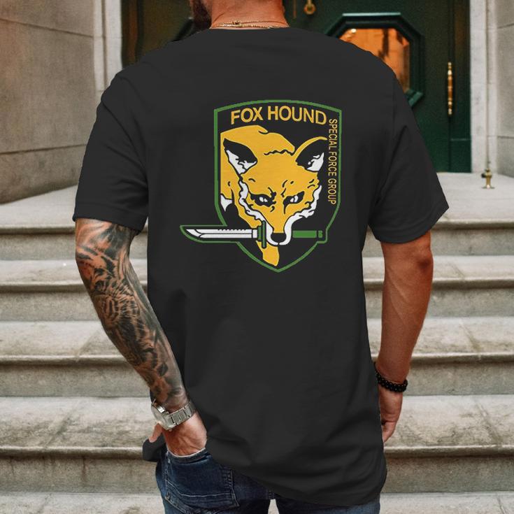 Metal Gear Solid Fox Hound Comfort Fashion Mens Back Print T-shirt Gifts for Men