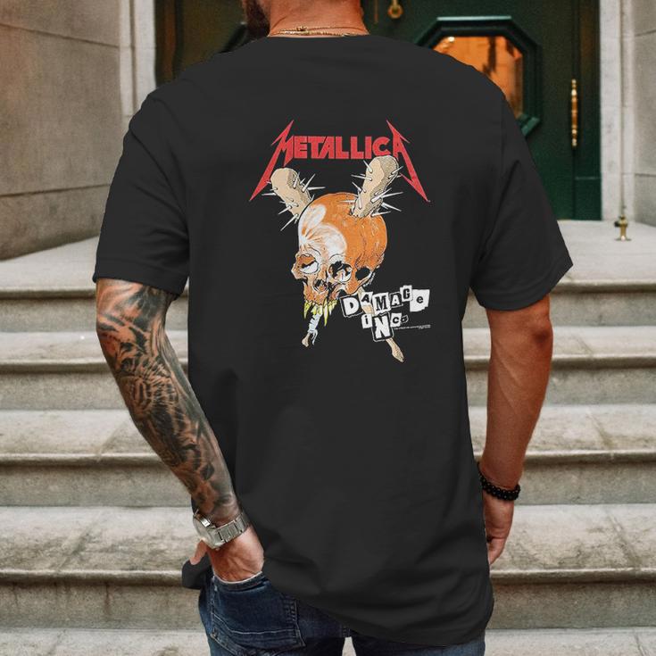 Metallica Mens Damage Inc Tour Mens Back Print T-shirt Gifts for Men