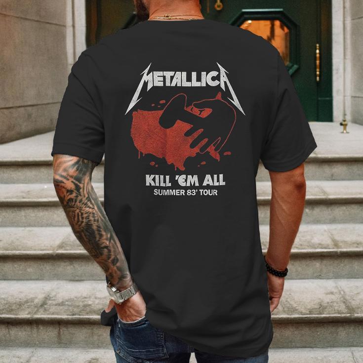 Metallica Kill Them All Mens Back Print T-shirt Gifts for Men