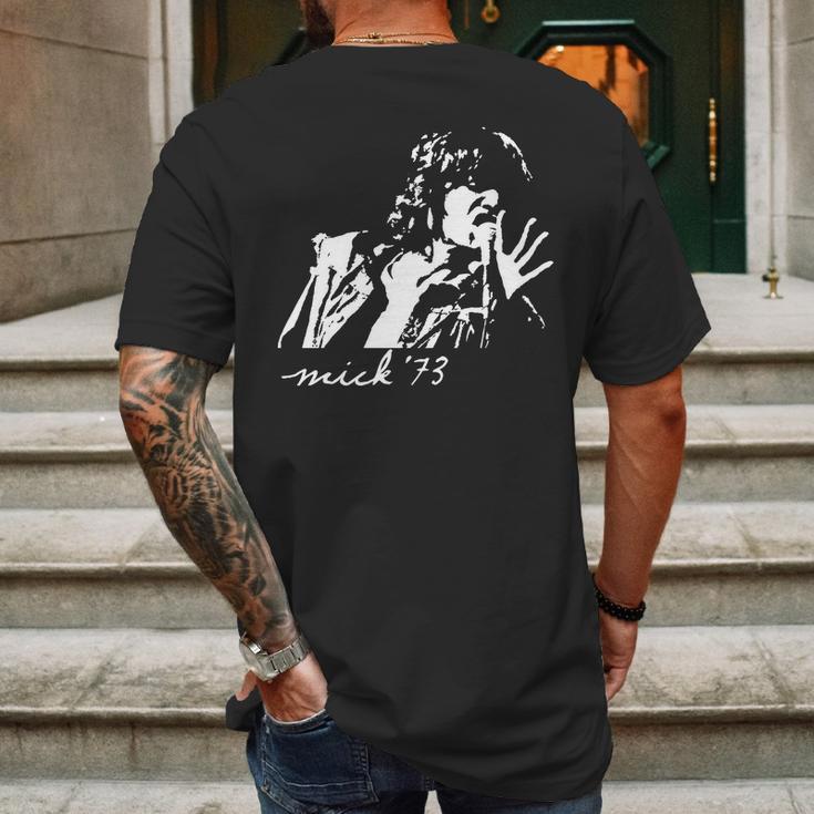 Mick Jagger Invert Mens Back Print T-shirt Gifts for Men