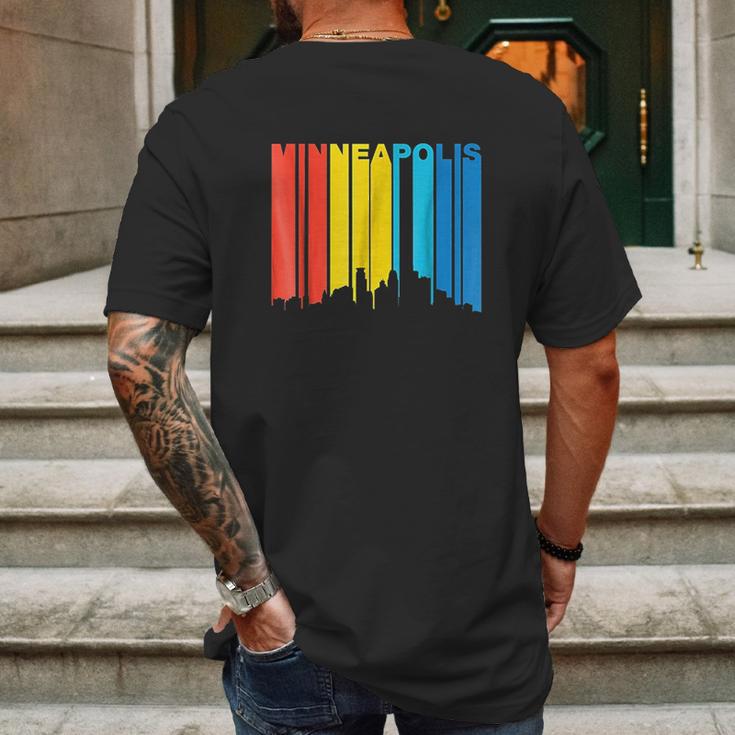 Minneapolis Minnesota Mens Back Print T-shirt Gifts for Men