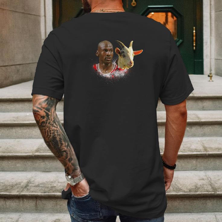 Mj Goat Doppelgangers Mens Back Print T-shirt Gifts for Men