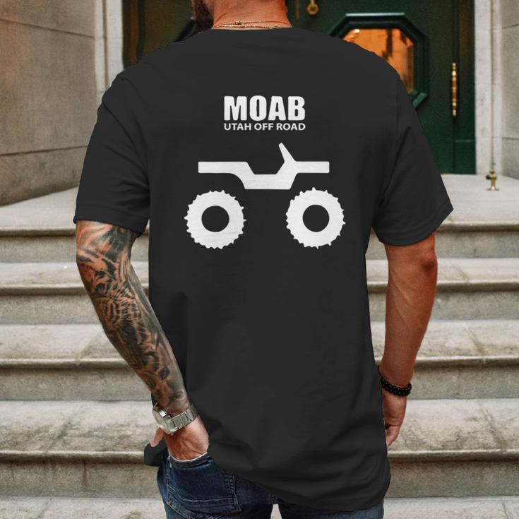 Moab Utah Jeep T-Shirt Mens Back Print T-shirt Gifts for Men