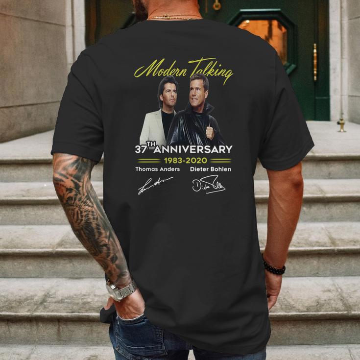 Modern Talking 37Th Anniversary 1983-2020 Signatures Shirt Mens Back Print T-shirt Gifts for Men