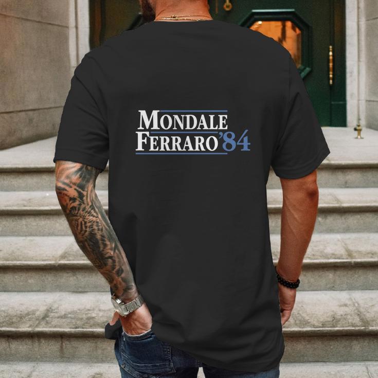 Mondale Ferraro 1984 Funny Mens Back Print T-shirt Gifts for Men