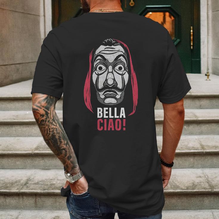 Money Heist Salvador Dali Mens Back Print T-shirt Gifts for Men