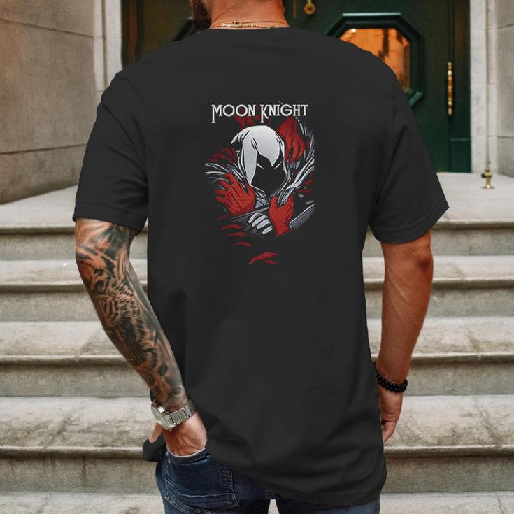 Moon Knight Choked Comic Cover Mens Back Print T-shirt Gifts for Men