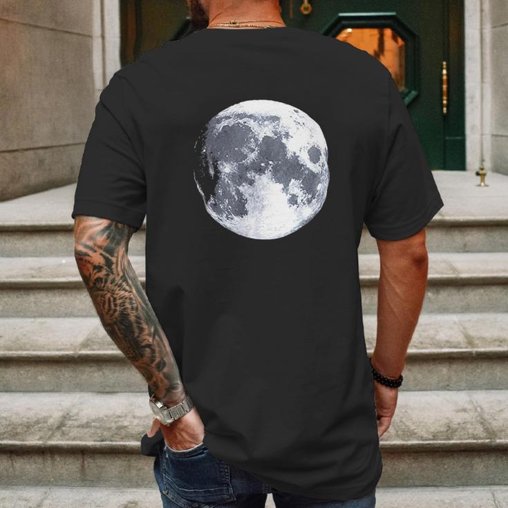 The Moon Nasa Photography Astronomy Space Nerd Mens Back Print T-shirt Gifts for Men