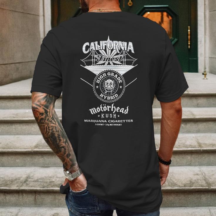 Motorhead Mens Kush California Finest Mens Back Print T-shirt Gifts for Men