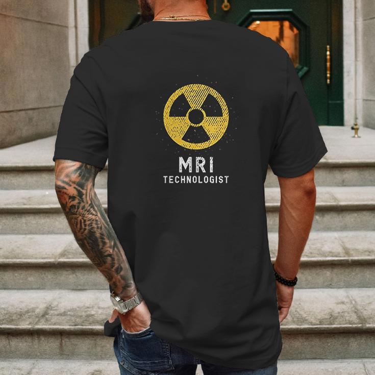 Mri Technologist Radiology Technician X Ray Ct Mri Tech Mens Back Print T-shirt Gifts for Men