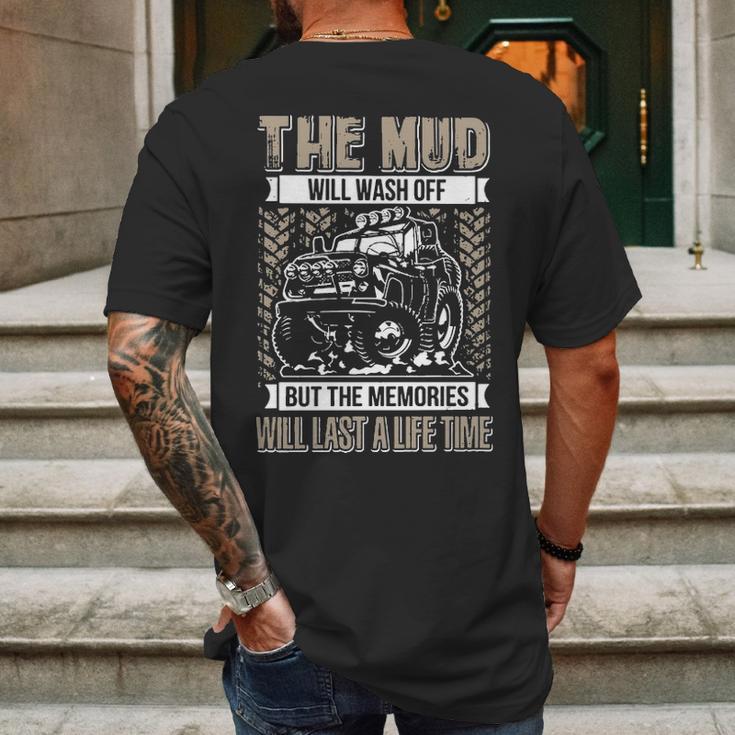 The Mud Will Wash Off Jeep Mens Back Print T-shirt Gifts for Men