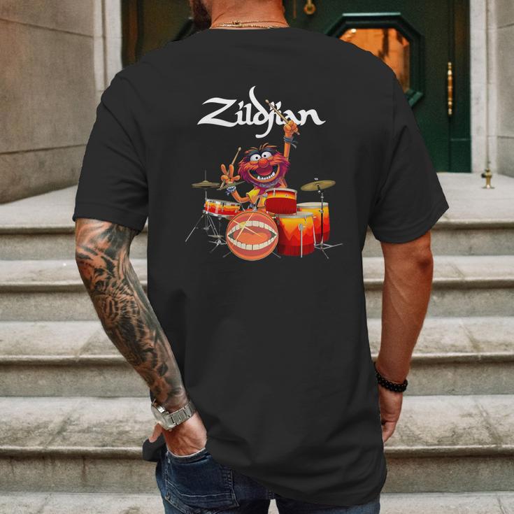 The Muppet Playing Drum For Avedis Zildjian Shirtc Mens Back Print T-shirt Gifts for Men