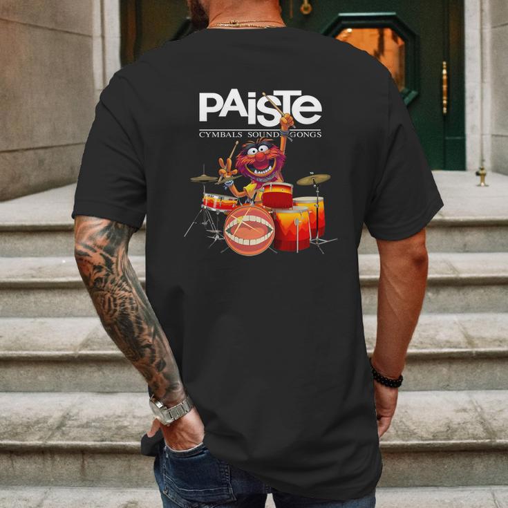 The Muppet Show Animal Playing Drum Paiste Cymbals Sound Gongs Shirtc Mens Back Print T-shirt Gifts for Men